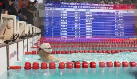 2025江西省青少年游泳錦標(biāo)賽在吉安全民健身體育中心開賽